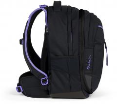 Jugendrucksack Satch Match Purple Phantom schwarz lila verstellbar