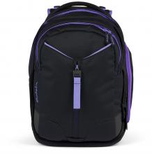 Jugendrucksack Satch Match Purple Phantom schwarz lila verstellbar