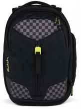 Satch verstellbare Schultasche Match Dark Skate schwarz Karo 