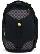Satch verstellbare Schultasche Match Dark Skate schwarz Karo 