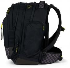 Satch verstellbare Schultasche Match Dark Skate schwarz Karo 