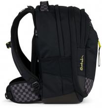 Satch verstellbare Schultasche Match Dark Skate schwarz Karo 