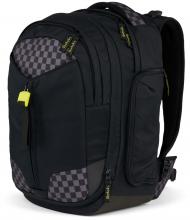 Satch verstellbare Schultasche Match Dark Skate schwarz Karo 