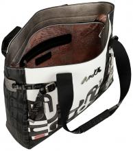 Henkeltasche schwarz weiß Pailletten Anekke Nature Sixties