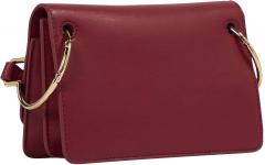 Tommy Hilfiger Überschlagtasche TH Chic Crossover rouge goldene Ringe