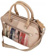Kurzgrifftasche hellbeige bestickt Anekke Hollywood Studio Nude Strasssteine