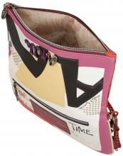 Clutch Retrolook Blockfarben Anekke Hollywood Fashion Chainbag