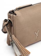 Suri Frey Umhängetasche dreiteilg mit Fransendetail Sand Beige