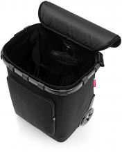 Einkaufstrolley Reisenthel Carrycruiser Dots White isolierte Fronttasche