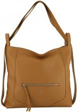 Caleidos Taschenrucksack Echtleder italienisch Caramel