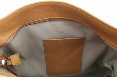 Caleidos Taschenrucksack Echtleder italienisch Caramel