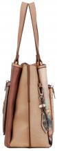 Anekke Henkeltasche Hollywood metallic Glitzersteine beige