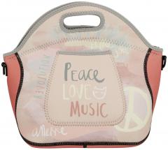 Snack Bag Anekke Peace & Love Hippie Isoliertasche Neopren