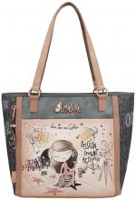 Shoppertasche Hollywood Anekke Glitzer Strasssteine