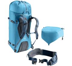 deuter Alpinrucksack Guide 44+8 wave ink Blau