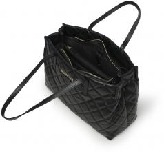 Stepptasche mit Laptopfach Valentino Ocarina Nero schwarz