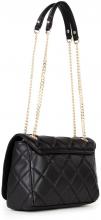 Valentino Ocarina Nero schwarz Überschlagtasche Steppnähte