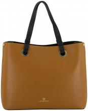 Caleidos Schultertasche Italien Azzurro Blau Leder