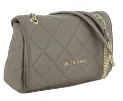 Valentino Ocarina Ecru Shoulder Bag gesteppt hellbeige Metallkette