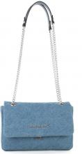 Ocarina Denim Überschlagtasche jeansblau Valentino Metallkette