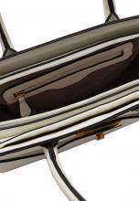 Kurzgrifftasche Konstanze L.Credi Weiß Sommer nachhaltig