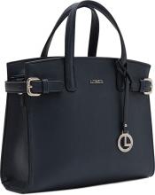 L.Credi Kurzhenkeltasche Isante Marine Satchel Logocharm