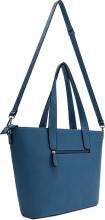 L.Credi Moena Schultertasche Jeansblue Blau vegan