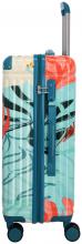 Hartschalenkoffer Travelite Cruise Turquoise Lily 4w Trolley M 67cm