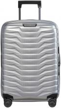 Samsonite Proxis Spinner S 55cm silber leichter Handgepäckkoffer Hartschale