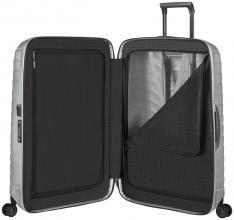 leichter Hartschalenkoffer silber Samsonite Proxis Spinner L 75cm