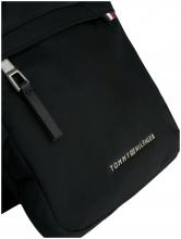 Herrentasche Tommy Hilfiger Signature Mini Crossover Nylon schwarz