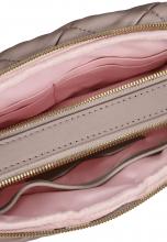 Crossbody Bag Les Visionnaires Emily Weave Taupe Brown Steppnähte