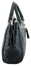 Guess Kurzgrifftasche Marieke wattiert Markenstickerei Light Beige Logo Hellrosa
