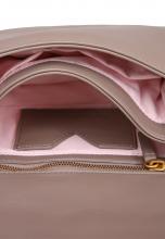 Crossbody Bag Mila Weave Taupe Brown Les Visionnaires Steppnähte