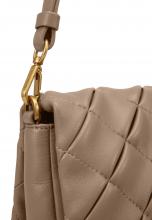 Les Visionnaires Mila Weave Überschlagtasche Caramel braun