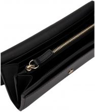 geräumige Geldbörse Tommy Hilfiger schwarz Heritage Flap