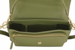 Tommy Hilfiger große Crossovertasche Olive Überschlag