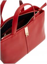 elegante Henkeltasche Tommy Hilfiger rot Heritage Dark Magma