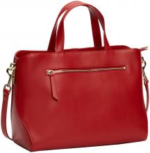 elegante Henkeltasche Tommy Hilfiger rot Heritage Dark Magma