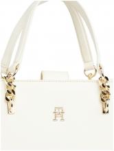 Kurzgrifftasche Tommy Hilfiger große Workbag Refined beige Kette
