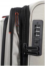 erweiterbarer Reisekoffer hellbeige Travelite Crosslite Natural M 66cm