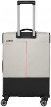 erweiterbarer Reisekoffer hellbeige Travelite Crosslite Natural M 66cm