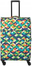 farbenfroher Reisekoffer Travelite Campus 4w Trolley L 75cm Multi Color erweiterbar
