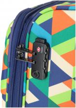 farbenfroher Reisekoffer Travelite Campus 4w Trolley L 75cm Multi Color erweiterbar