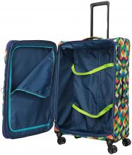 farbenfroher Reisekoffer Travelite Campus 4w Trolley L 75cm Multi Color erweiterbar