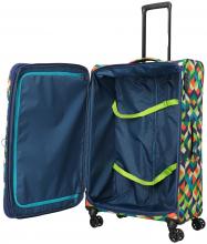 farbenfroher Reisekoffer Travelite Campus 4w Trolley L 75cm Multi Color erweiterbar