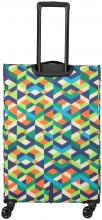 farbenfroher Reisekoffer Travelite Campus 4w Trolley L 75cm Multi Color erweiterbar