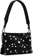 Schultertasche Desigual New Splatter Dortmund Maxi Negro Punkte