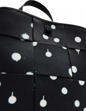 Desigual Tagesrucksack Mini Sumy New Splatter Negro Flechtdesign
