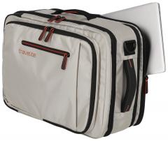 Travelite Businessrucksack Laptopfach Crosslite hellbeige natural